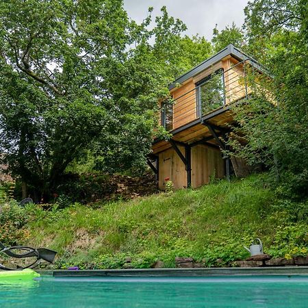 Le Moonloft Insolite Tiny-House Dans Les Arbres & 1 Seance De Sauna Pour 2 Avec Vue Panoramique Osenbach Екстериор снимка