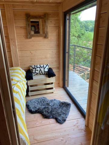 Le Moonloft Insolite Tiny-House Dans Les Arbres & 1 Seance De Sauna Pour 2 Avec Vue Panoramique Osenbach Екстериор снимка
