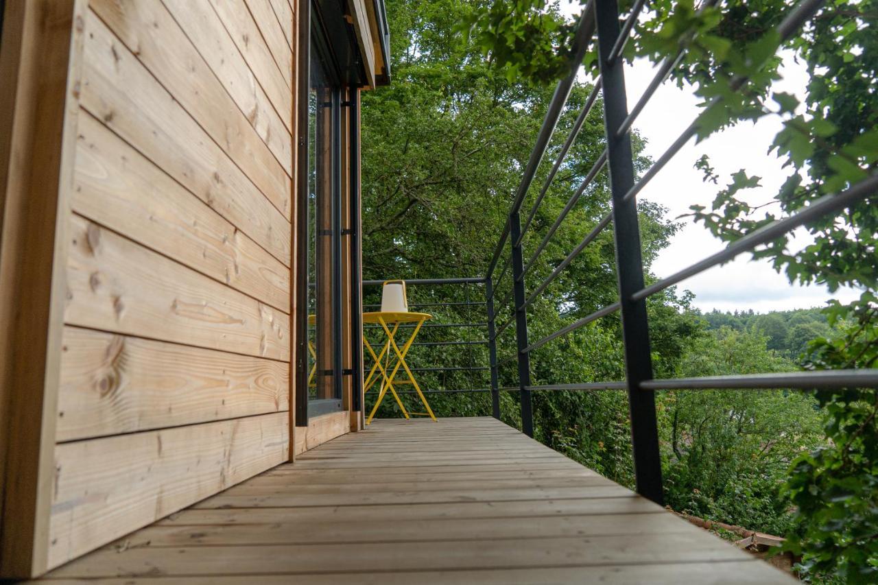 Le Moonloft Insolite Tiny-House Dans Les Arbres & 1 Seance De Sauna Pour 2 Avec Vue Panoramique Osenbach Екстериор снимка
